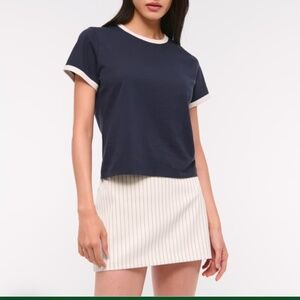 The A&F Scarlett Mid Rise Mini Skort